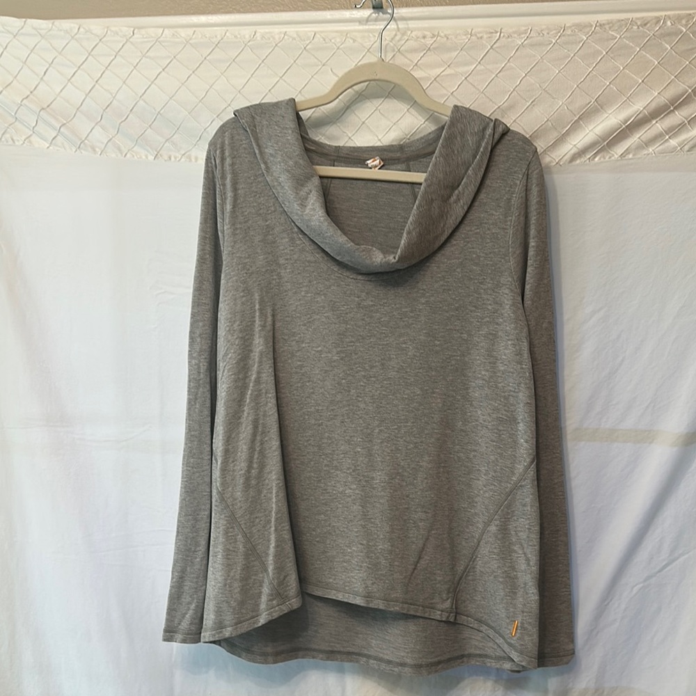 Lucy Gray Asymmetrical Long Sleeve Hoodie